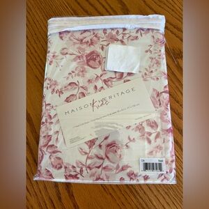Maison Heritage Kids Pink Rose Floral Fitted Crib Sheet